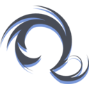 download Brownish Swirl 3 clipart image with 180 hue color