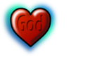 God Heart Editable Text