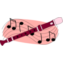 download Recorder And Music clipart image with 315 hue color