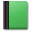 download Leather Notebook clipart image with 90 hue color