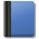download Leather Notebook clipart image with 180 hue color
