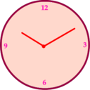 download Clock clipart image with 315 hue color