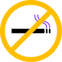 download No Smoking clipart image with 45 hue color