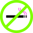download No Smoking clipart image with 90 hue color