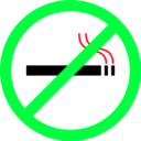download No Smoking clipart image with 135 hue color