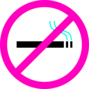 download No Smoking clipart image with 315 hue color