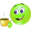 download Boy Drink Tea Smiley Emoticon clipart image with 45 hue color
