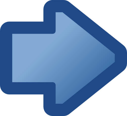 Icon Arrow Right Blue