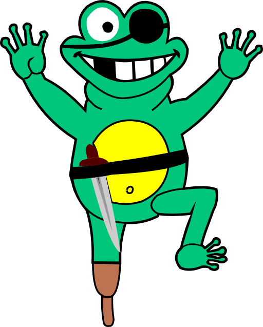 Frosch Als Pirat