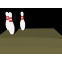 download Bowling 4 7 8 Leave clipart image with 0 hue color