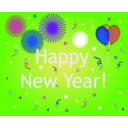 download Happy New Year clipart image with 225 hue color