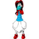 download Granny Goose clipart image with 135 hue color