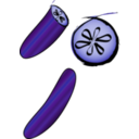 download Cucumber clipart image with 135 hue color