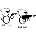 download Troopers clipart image with 270 hue color