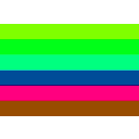 download Gay Pride Flag clipart image with 90 hue color