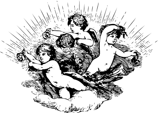 Cherubs In Cloud