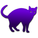 download Cat 3 clipart image with 270 hue color