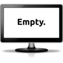 download Empty Monitor clipart image with 90 hue color