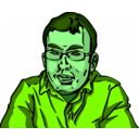 download Redshirt Guy clipart image with 90 hue color