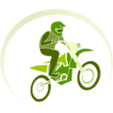 download Biker clipart image with 225 hue color