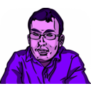 download Redshirt Guy clipart image with 270 hue color