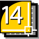 download Autocad R14 clipart image with 45 hue color