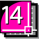 download Autocad R14 clipart image with 315 hue color