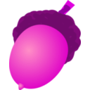 download Acorn clipart image with 270 hue color