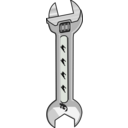 download Wrench clipart image with 45 hue color