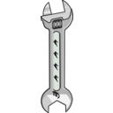 download Wrench clipart image with 90 hue color