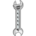 download Wrench clipart image with 135 hue color