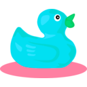 download Rubber Duck clipart image with 135 hue color