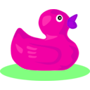 download Rubber Duck clipart image with 270 hue color