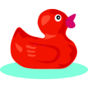 download Rubber Duck clipart image with 315 hue color