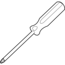 download A Screwdriver clipart image with 45 hue color