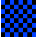 download Checkers Board clipart image with 225 hue color