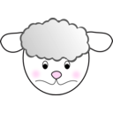 download Sheep Sad clipart image with 315 hue color