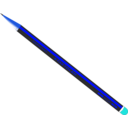 download Pencil clipart image with 180 hue color