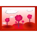 download Fall Landscape 3 clipart image with 315 hue color