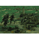 download Civil War Battle clipart image with 45 hue color