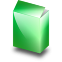download Green Box clipart image with 45 hue color