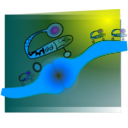 download Psychotic Travelers clipart image with 180 hue color