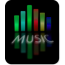 download Music Equalizer 6 clipart image with 135 hue color