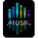 download Music Equalizer 6 clipart image with 180 hue color