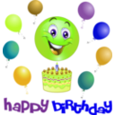 download Boy Birthday Smiley Emoticon clipart image with 45 hue color