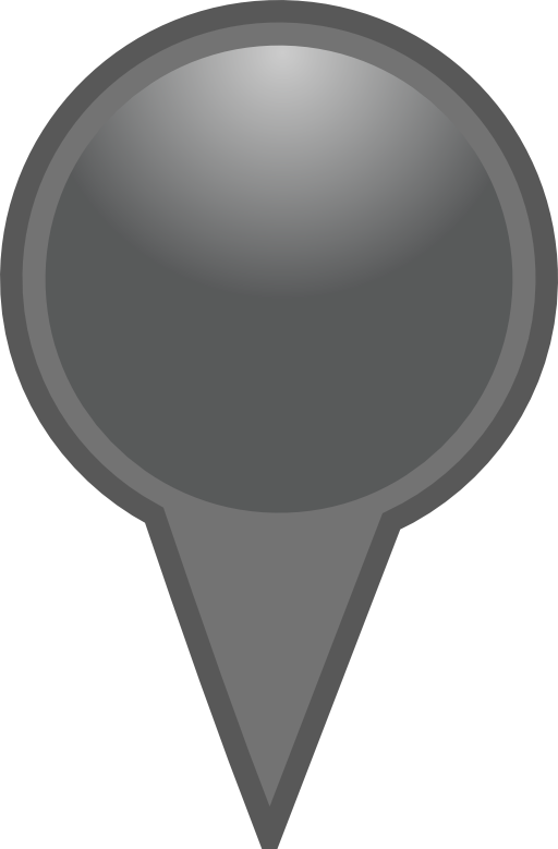 Black Map Marker