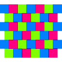 download Rgb Brick Wall clipart image with 90 hue color
