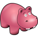 download Hippo clipart image with 315 hue color