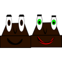 download Mr And Mrs Chocolate clipart image with 0 hue color