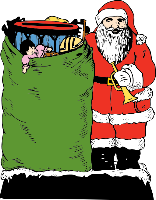 Santa And His Bag